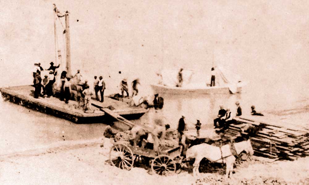 Wharf Construction 1897