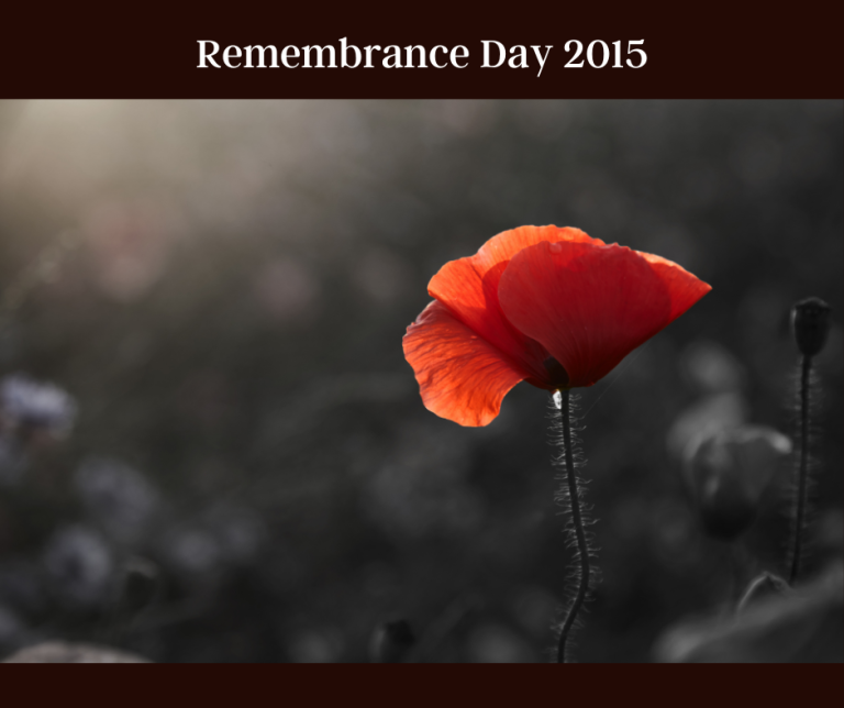 Remembrance Day – St. Joseph Memorial Park